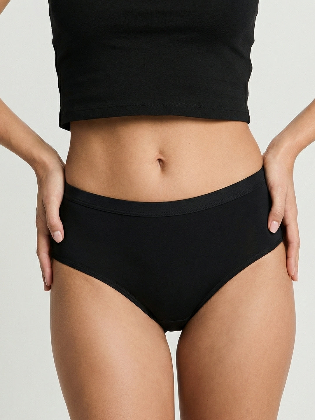Classic Mid-Rise Brief - Black