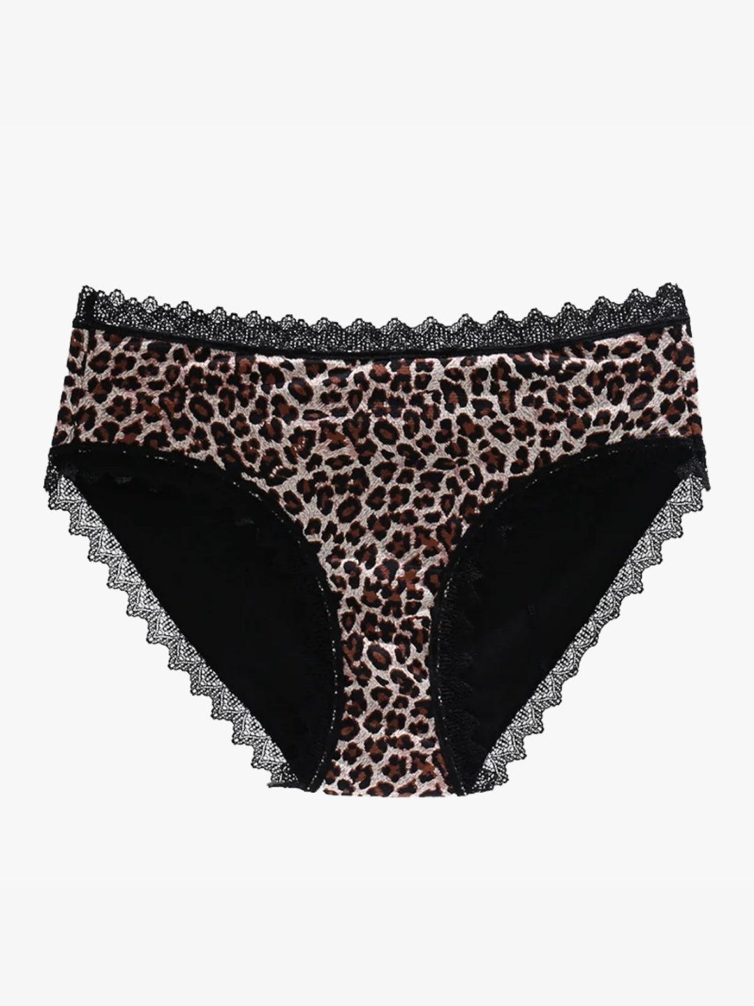 Cheetah Lace Mid-Rise Brief