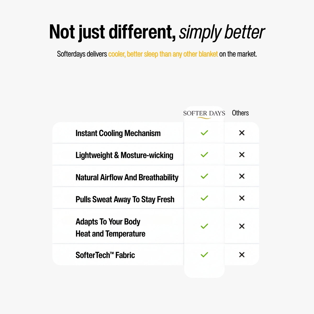 Softer Days - Cooling Blanket for Hot Sleepers and Summer Nights