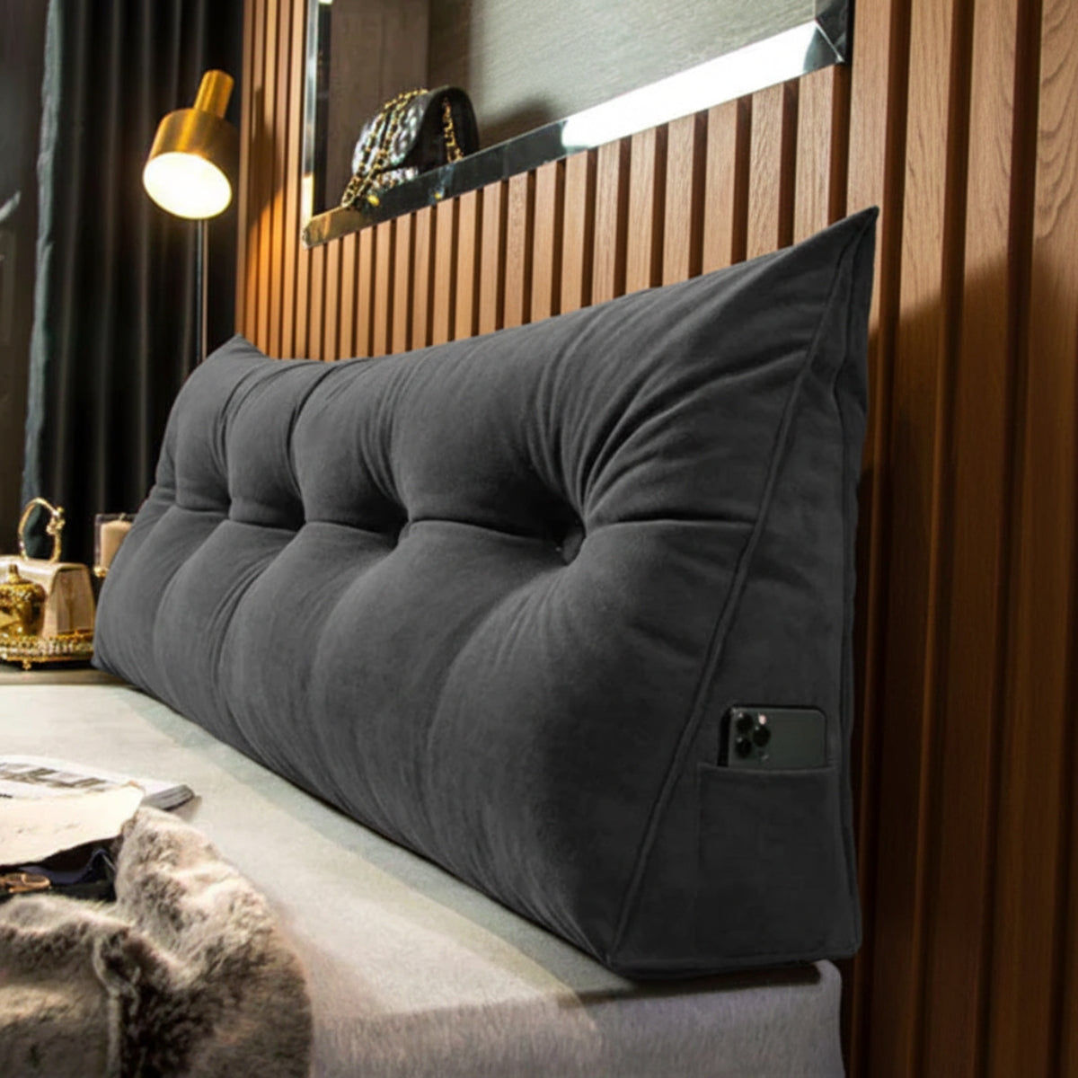 Softer Days - Wedge Pillow - Ergonomic back support for reading and relaxation