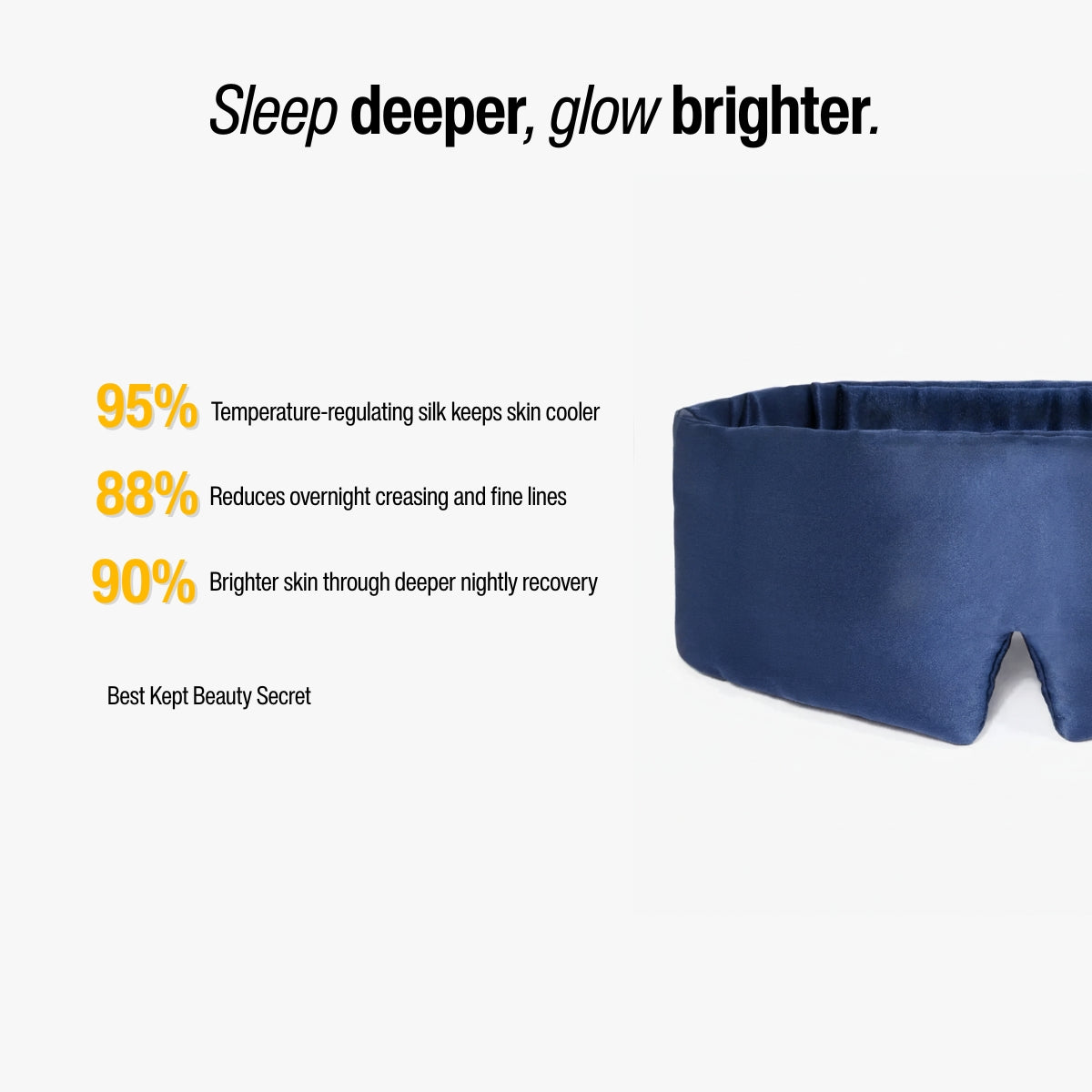Softer Days - Silk Sleep Mask for Deep Rest and Light Blocking
