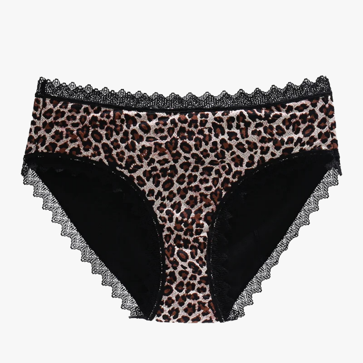 Lace Trim Period Underwear Heavy Flow Leakproof Comfort Brief