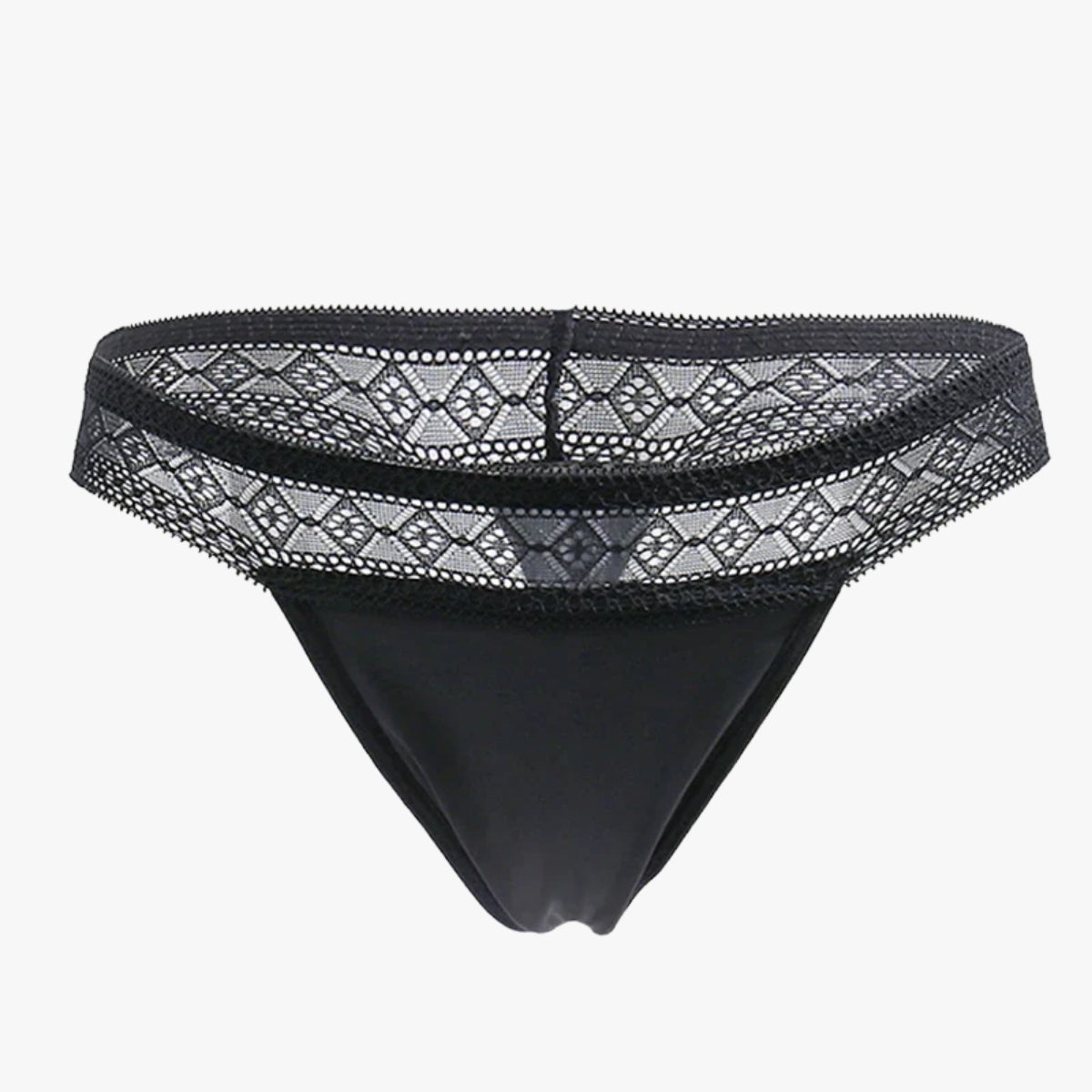 Lace Period Thong - Light Flow Leakproof - Soft waistband