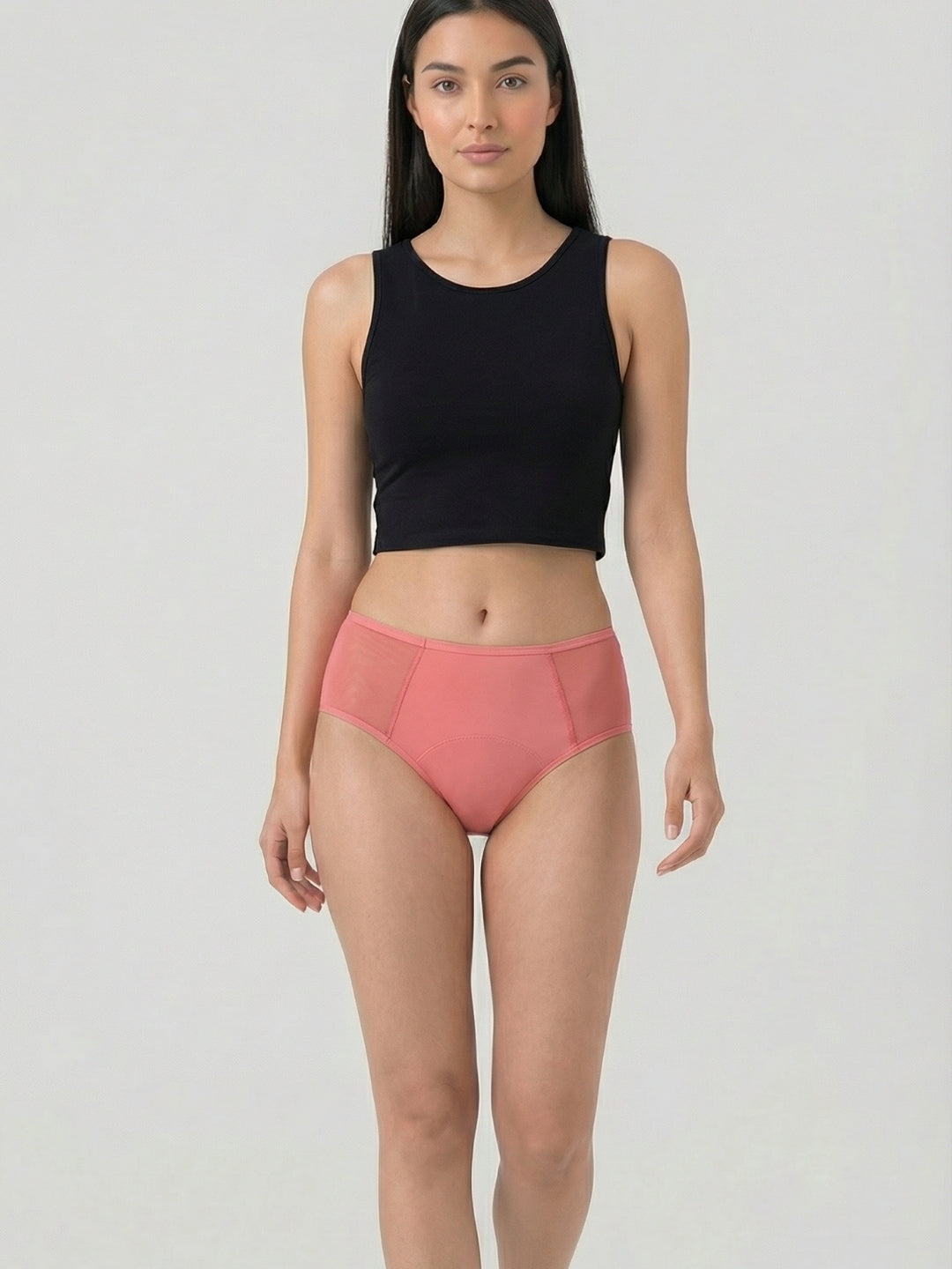 Pink High-Waist Brief