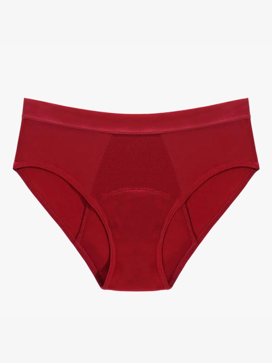 Classic Mid-Rise Brief - Bordeaux Red