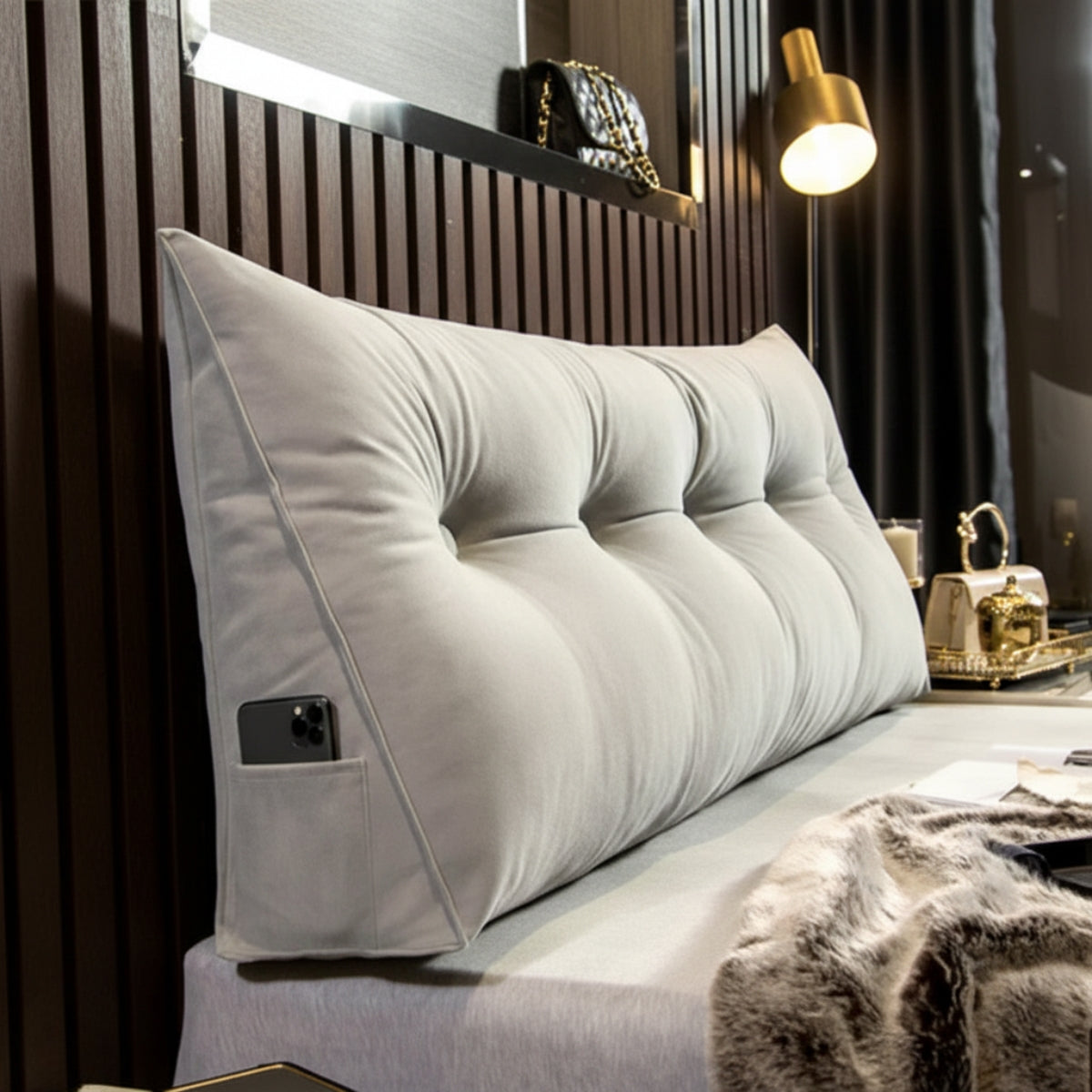 Softer Days - Wedge Pillow - Ergonomic back support for reading and relaxation