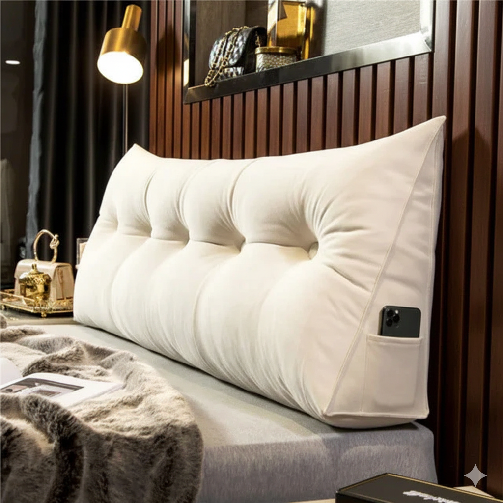 Softer Days - Wedge Pillow - Ergonomic back support for reading and relaxation