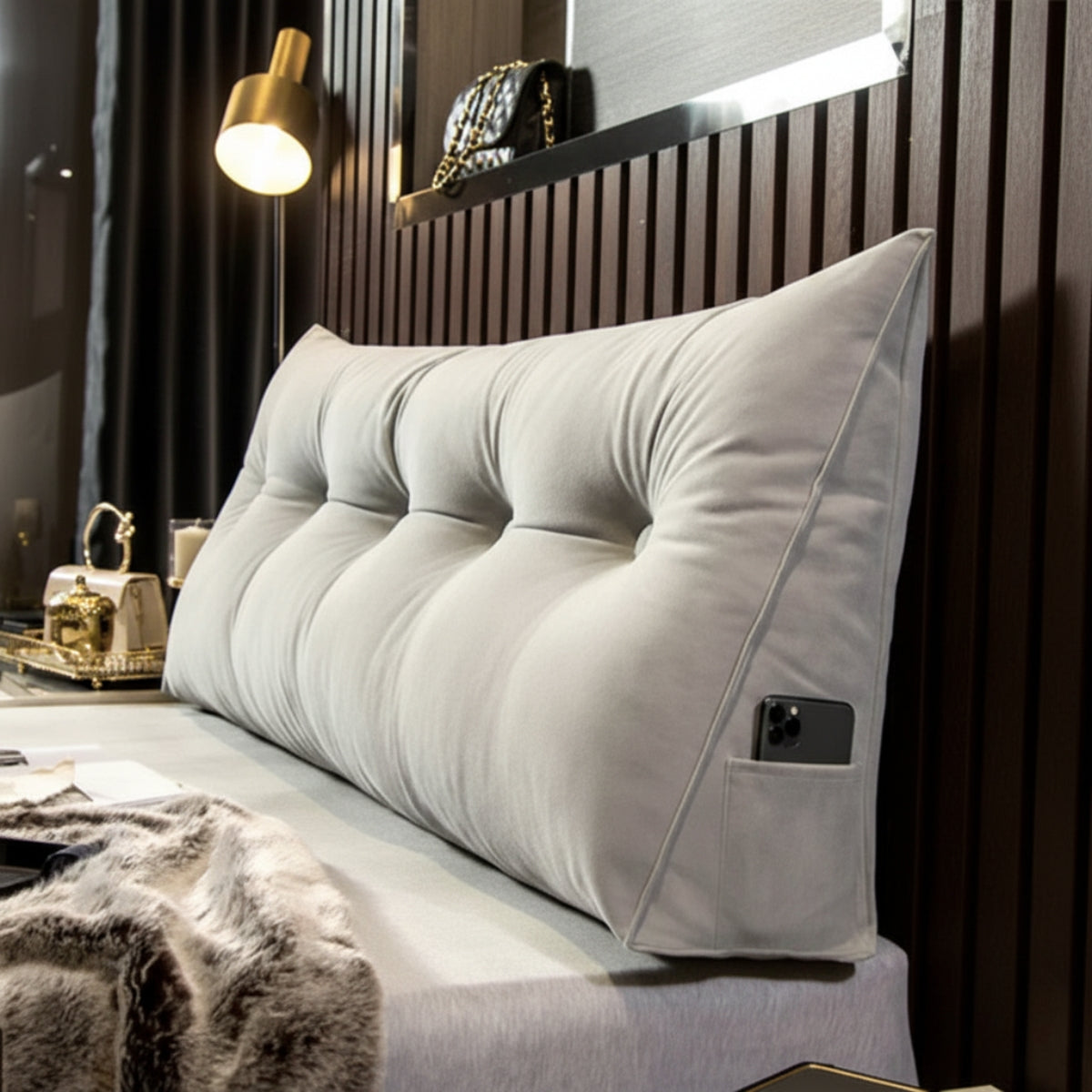 Softer Days - Wedge Pillow - Ergonomic back support for reading and relaxation