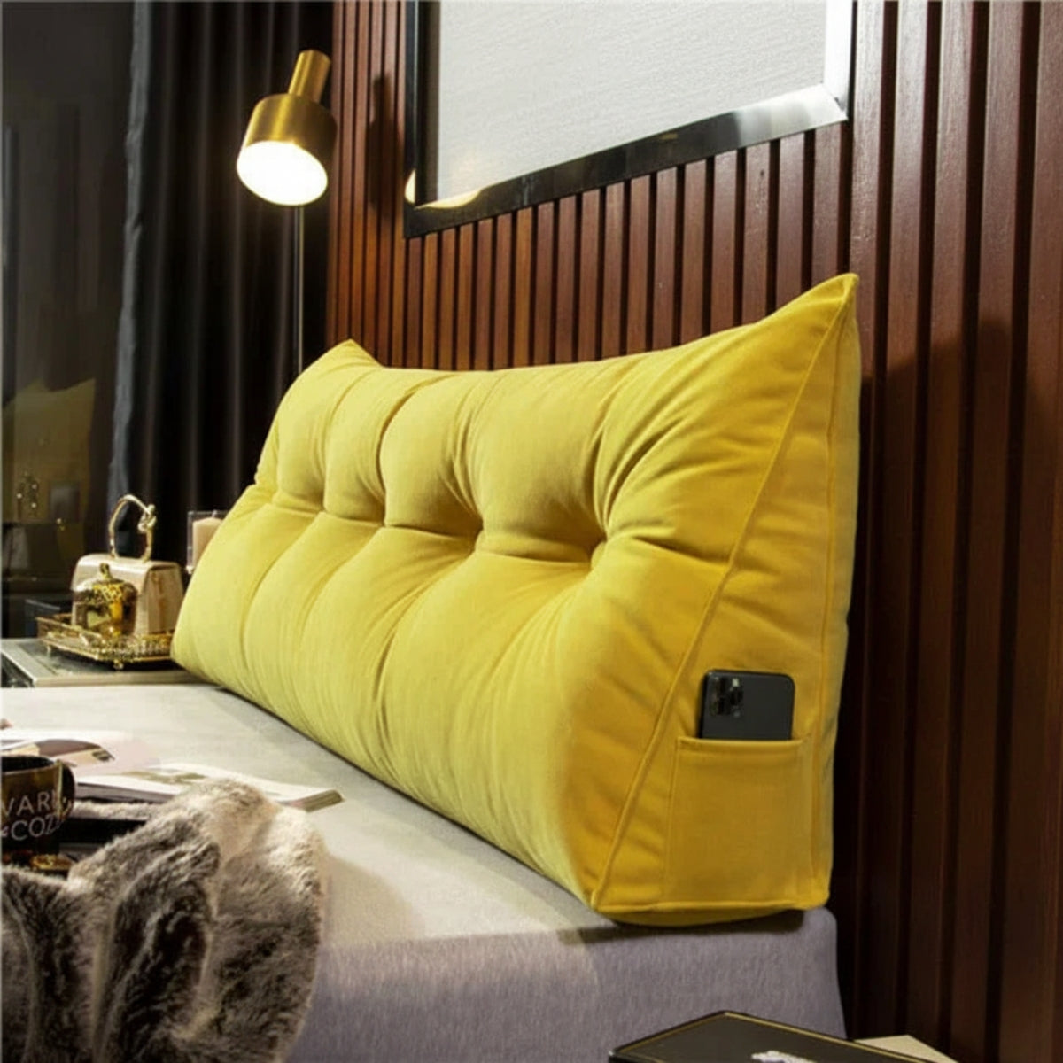 Softer Days - Wedge Pillow - Ergonomic back support for reading and relaxation