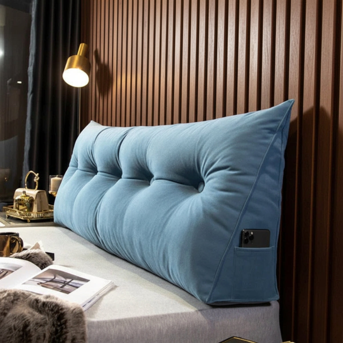 Softer Days - Wedge Pillow - Ergonomic back support for reading and relaxation