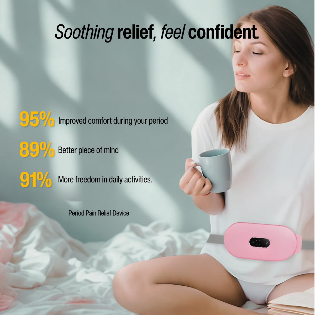 Softer Days – Soothing Heat & Vibration Belt for Cozy Days