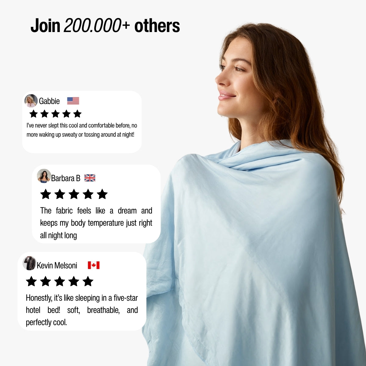 Softer Days - Cooling Comforter for Hot Sleepers – Breathable Lightweight Blanket for Calm Nights